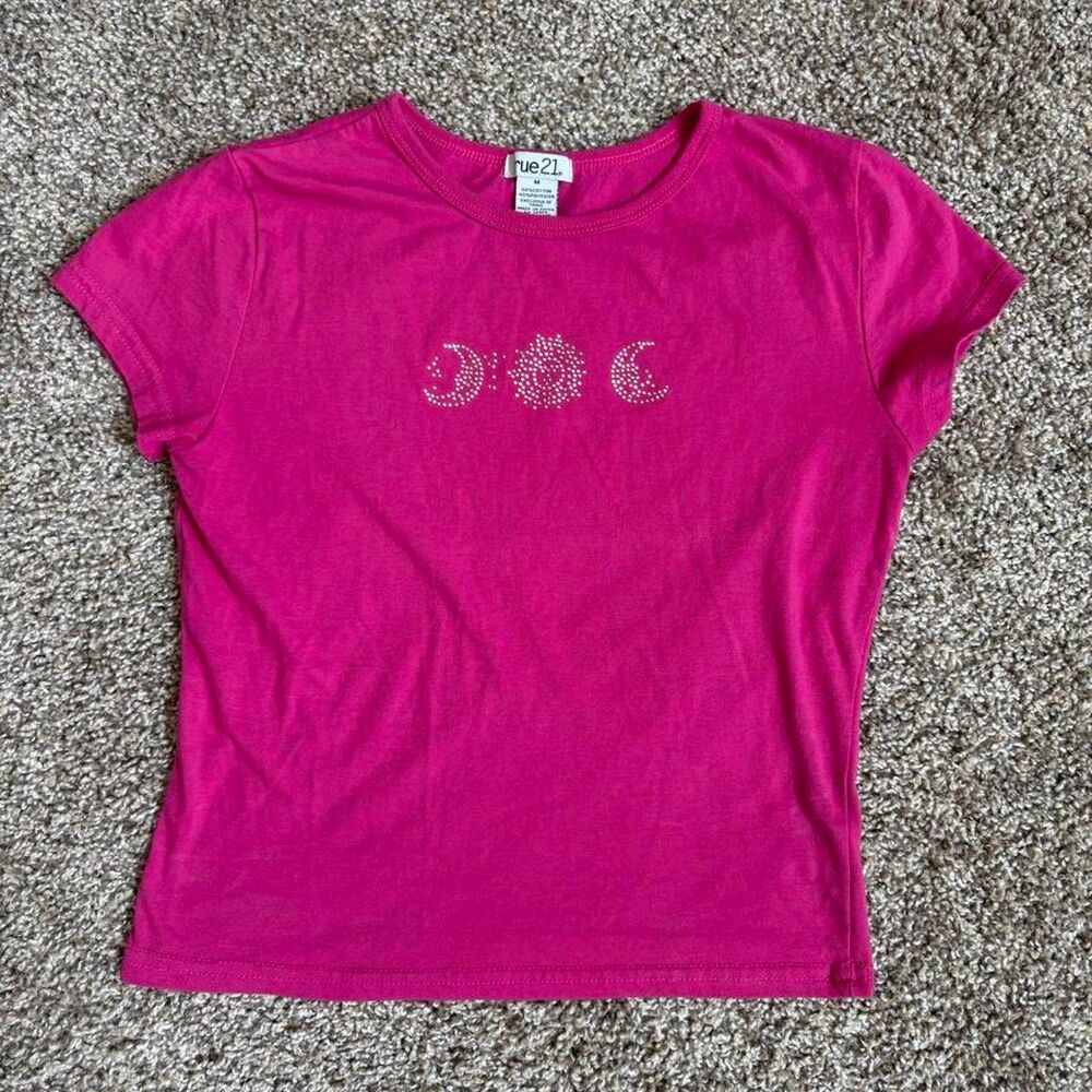 Rue-21 Women's Pink T-shirt